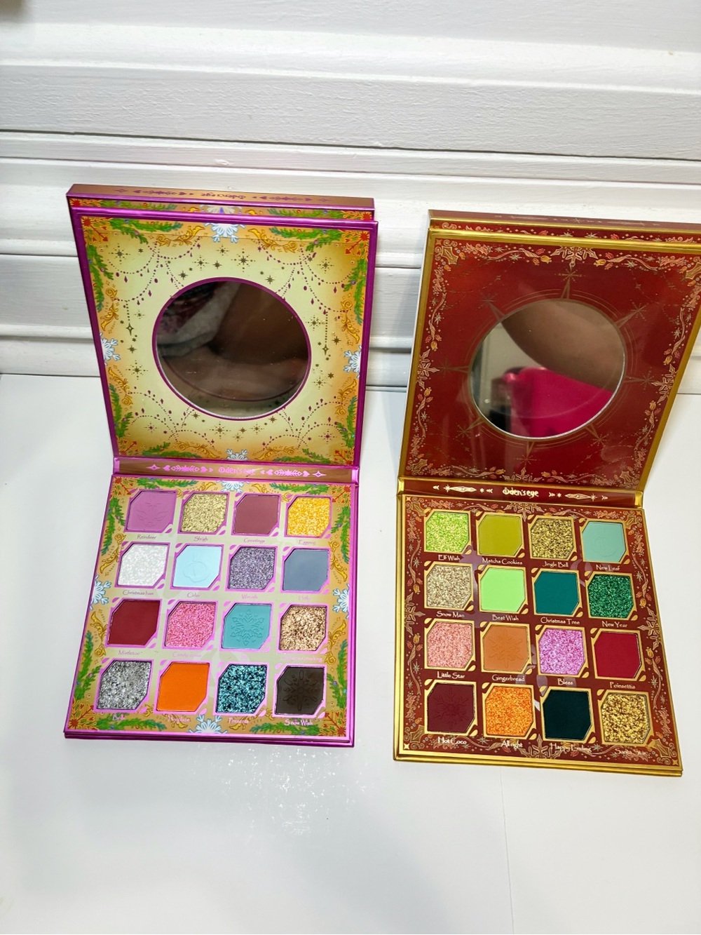 Hey Reindeer & Merry Christmas Holiday Eyeshadow Palettes - Odens Eye - Picture 2 of 5